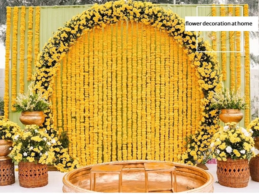 flower decoration at home
