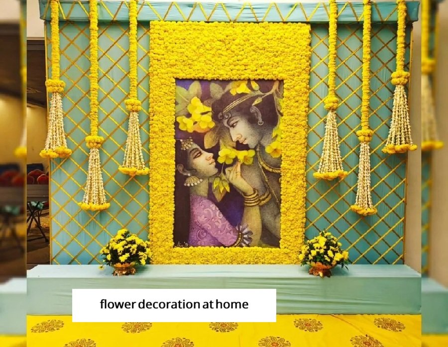 flower decoration at home
