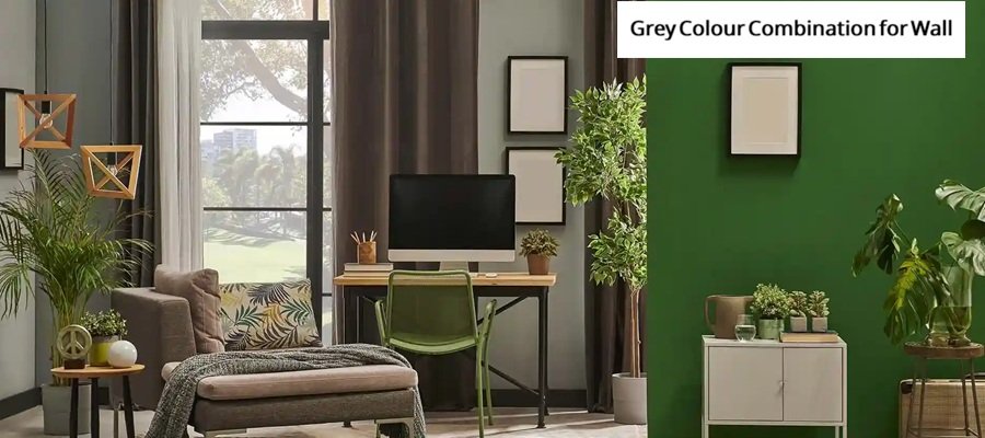 Grey Colour Combination for Wall