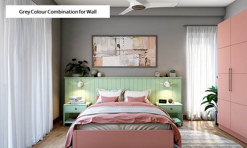 Grey Colour Combination for Wall