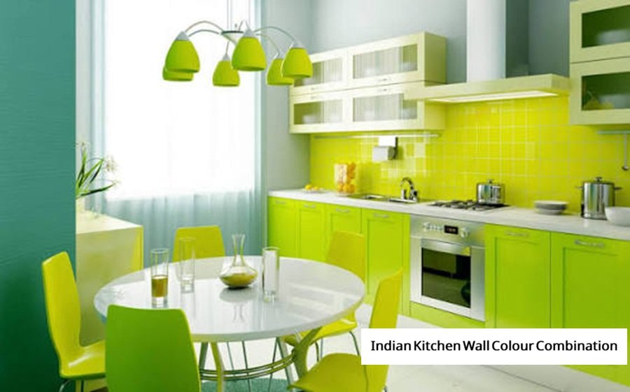 Indian Kitchen Wall Colour Combination
