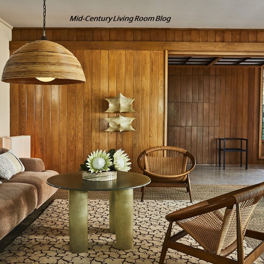 Mid-Century Living Room Blog