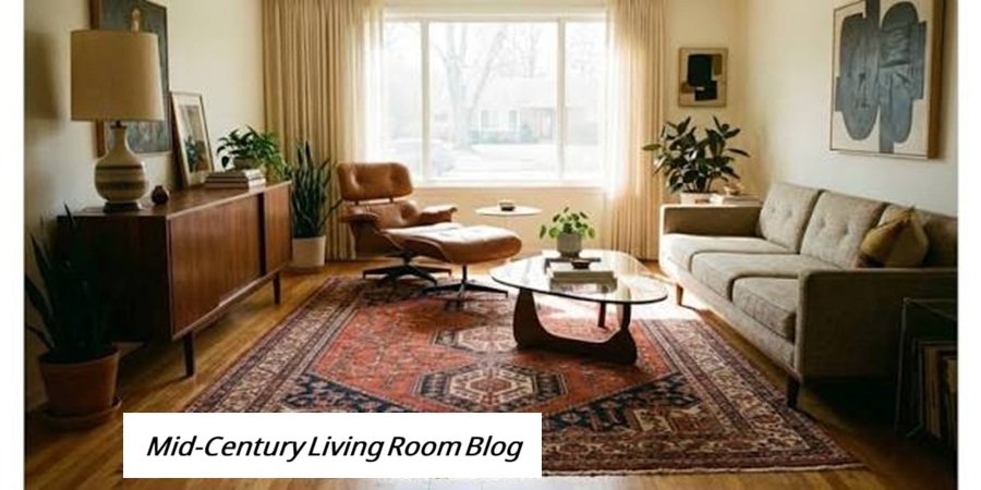 Mid-Century Living Room Blog