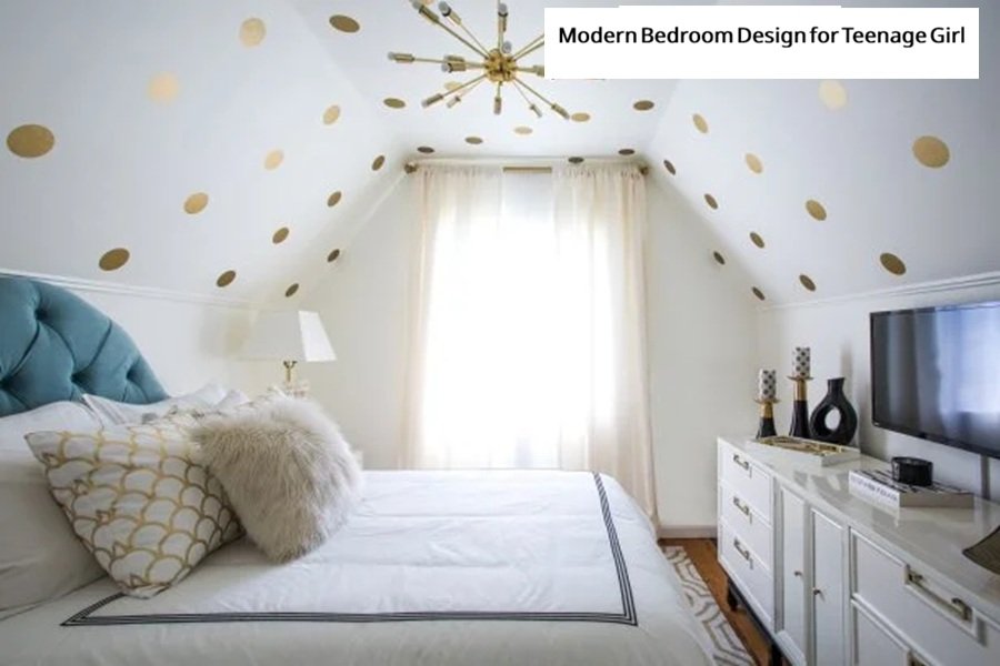 Modern Bedroom Design for Teenage Girl
