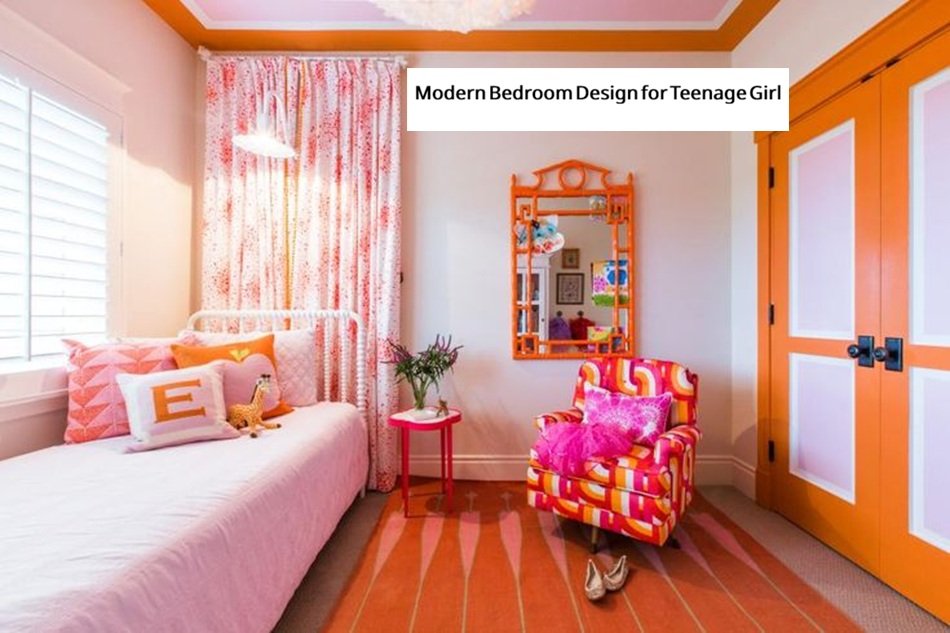 Modern Bedroom Design for Teenage Girl