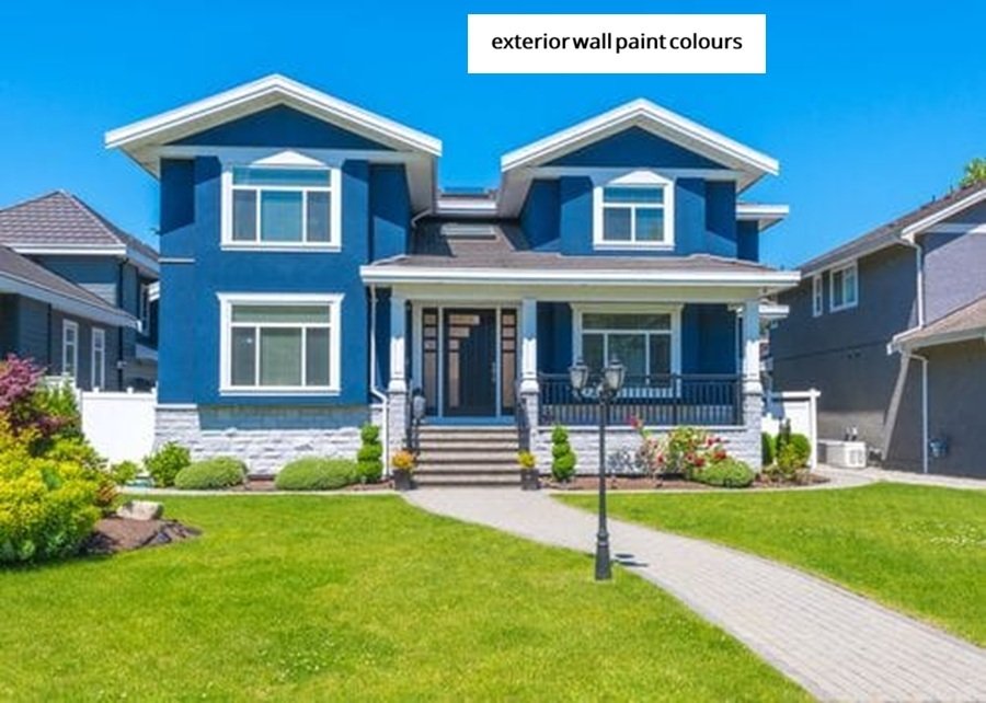 exterior wall paint colours