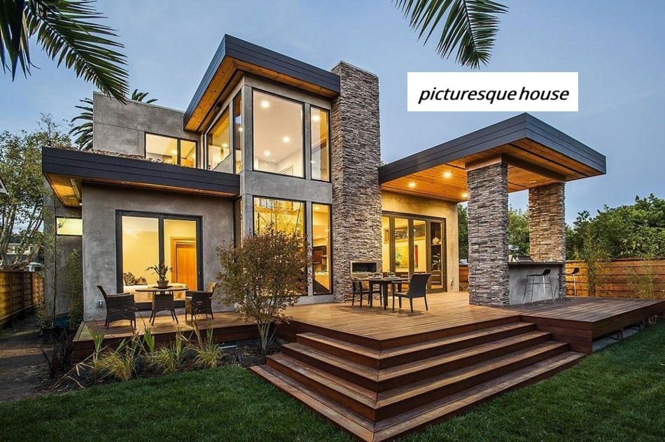 picturesque house