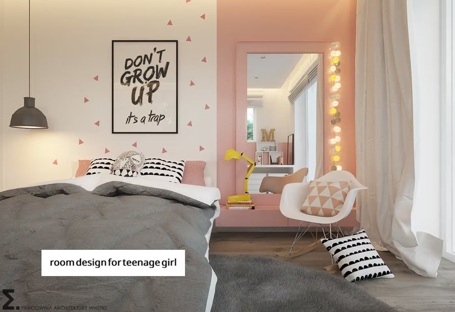 room design for teenage girl