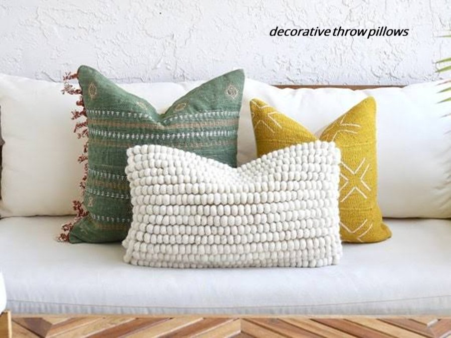 decorative throw pillows