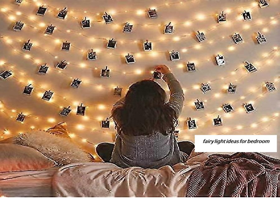 fairy light ideas for bedroom